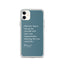 iPhone Case - Alpinism means - petrol