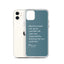 iPhone Case - Alpinism means - petrol