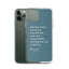 iPhone Case - Alpinism means - petrol
