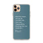 iPhone Case - Alpinism means - petrol