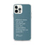 iPhone Case - Alpinism means - petrol