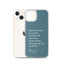 iPhone Case - Alpinism means - petrol