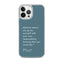 iPhone Case - Alpinism means - petrol
