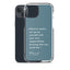 iPhone Case - Alpinism means - petrol