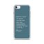 iPhone Case - Alpinism means - petrol
