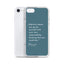 iPhone Case - Alpinism means - petrol