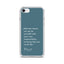 iPhone Case - Alpinism means - petrol