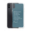 iPhone Case - Alpinism means - petrol