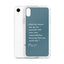 iPhone Case - Alpinism means - petrol