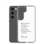 Samsung Case - Alpinism means - white