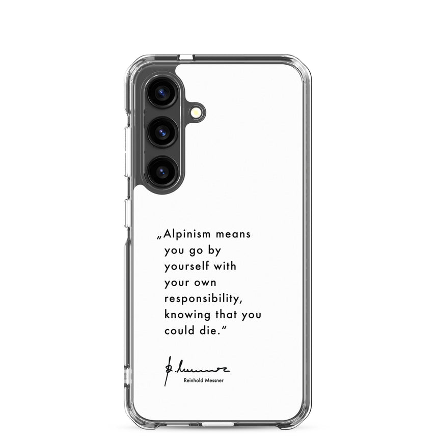 Samsung Case - Alpinism means - white