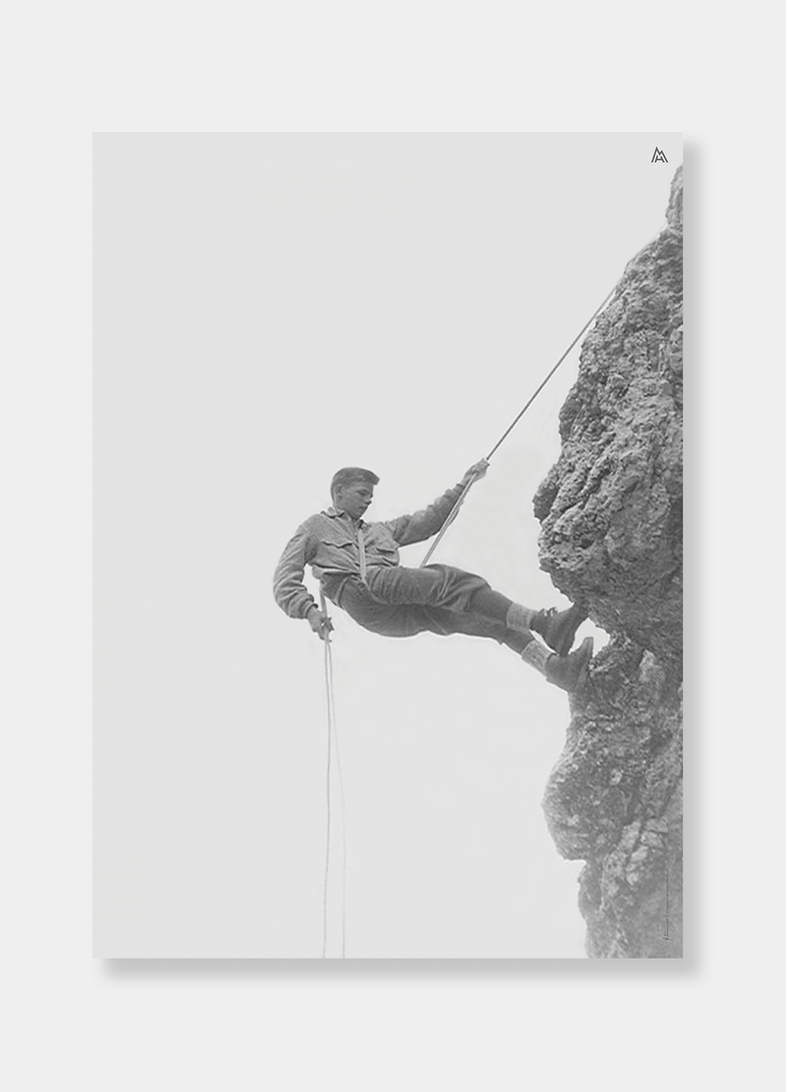 Poster - Reinhold Messner - 1980 Mount Everest Gipfel