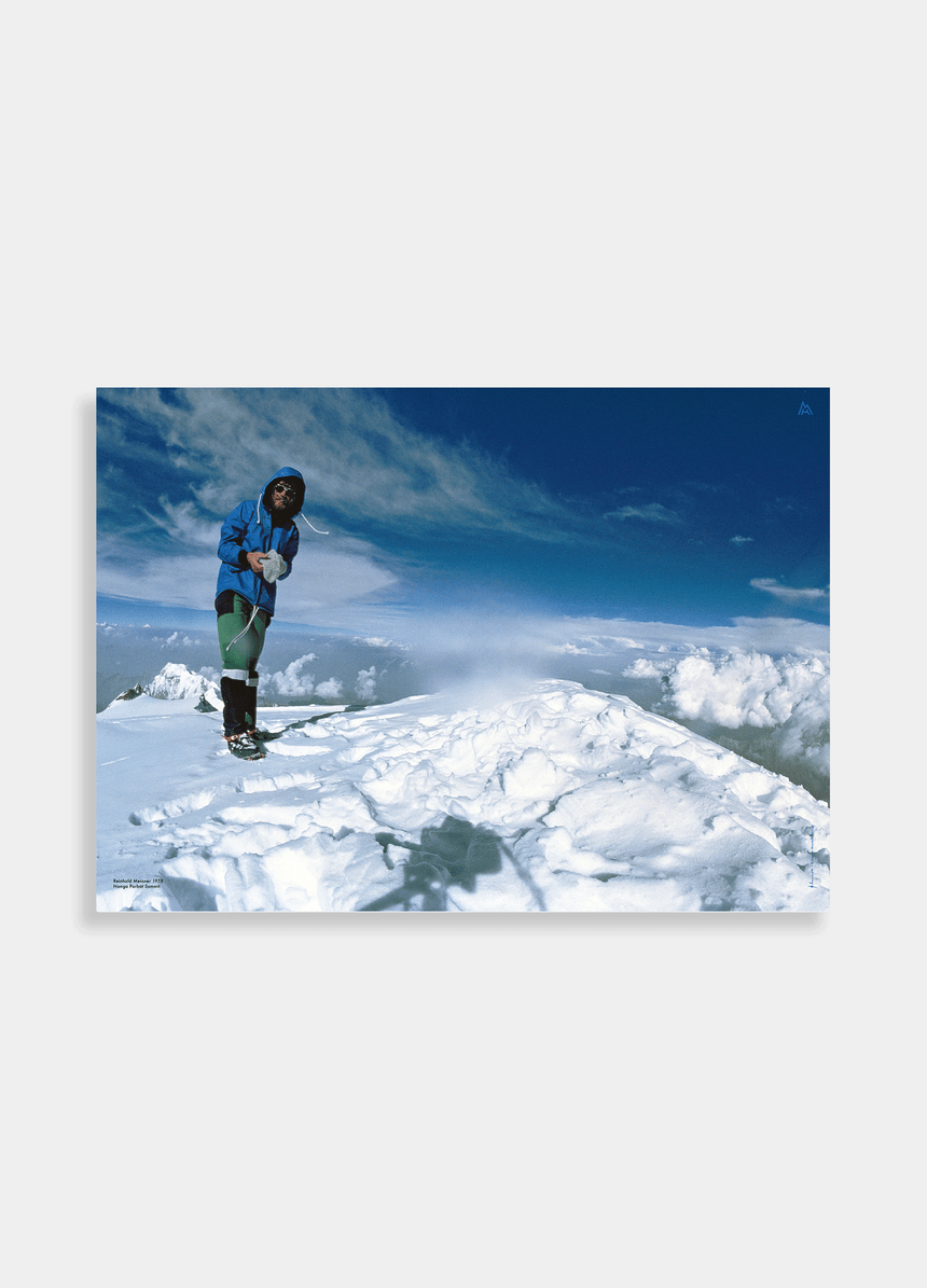 Poster - Reinhold Messner - 1980 Mount Everest Gipfel