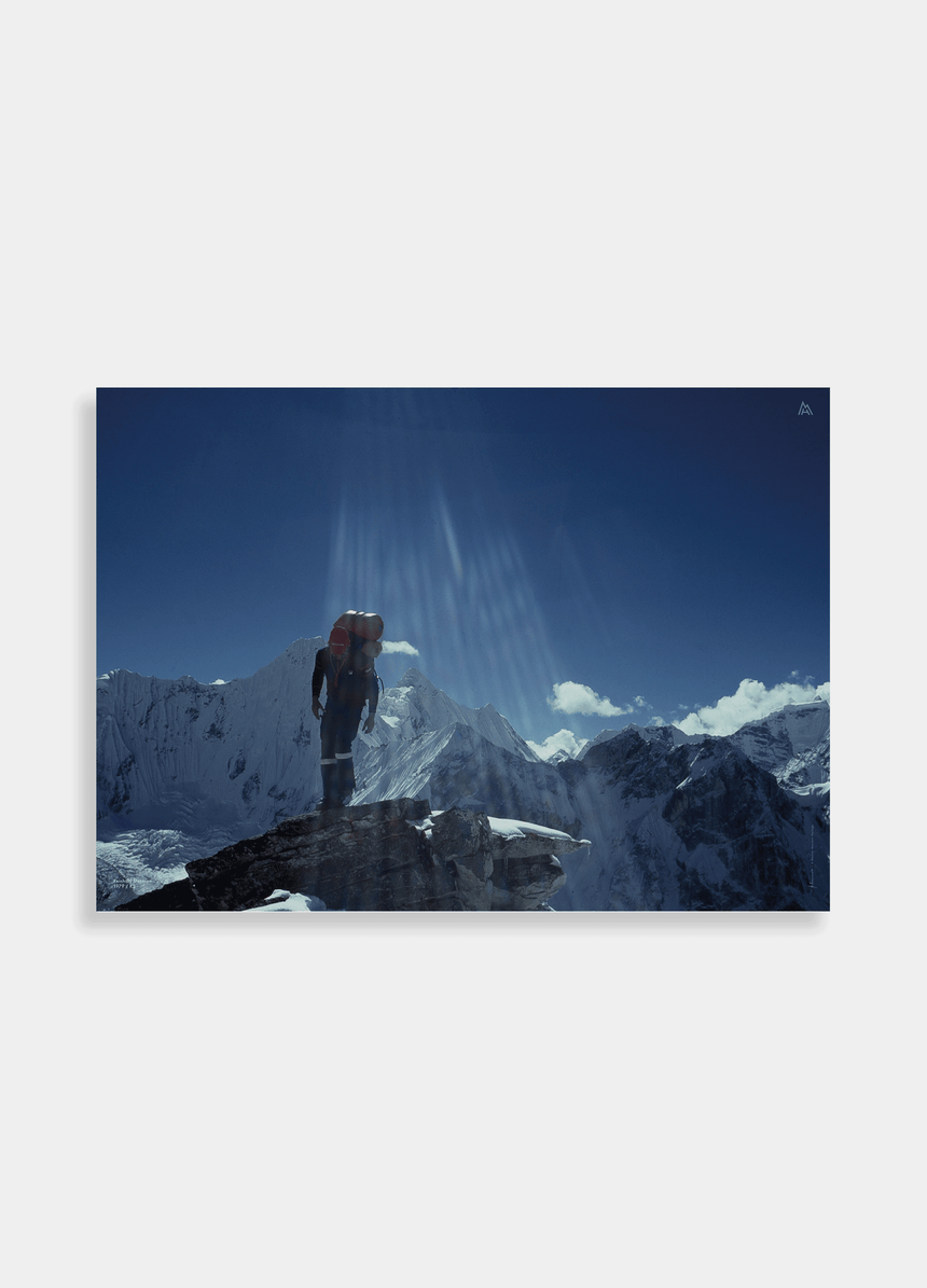 Poster - Reinhold Messner - 1980 Mount Everest Gipfel