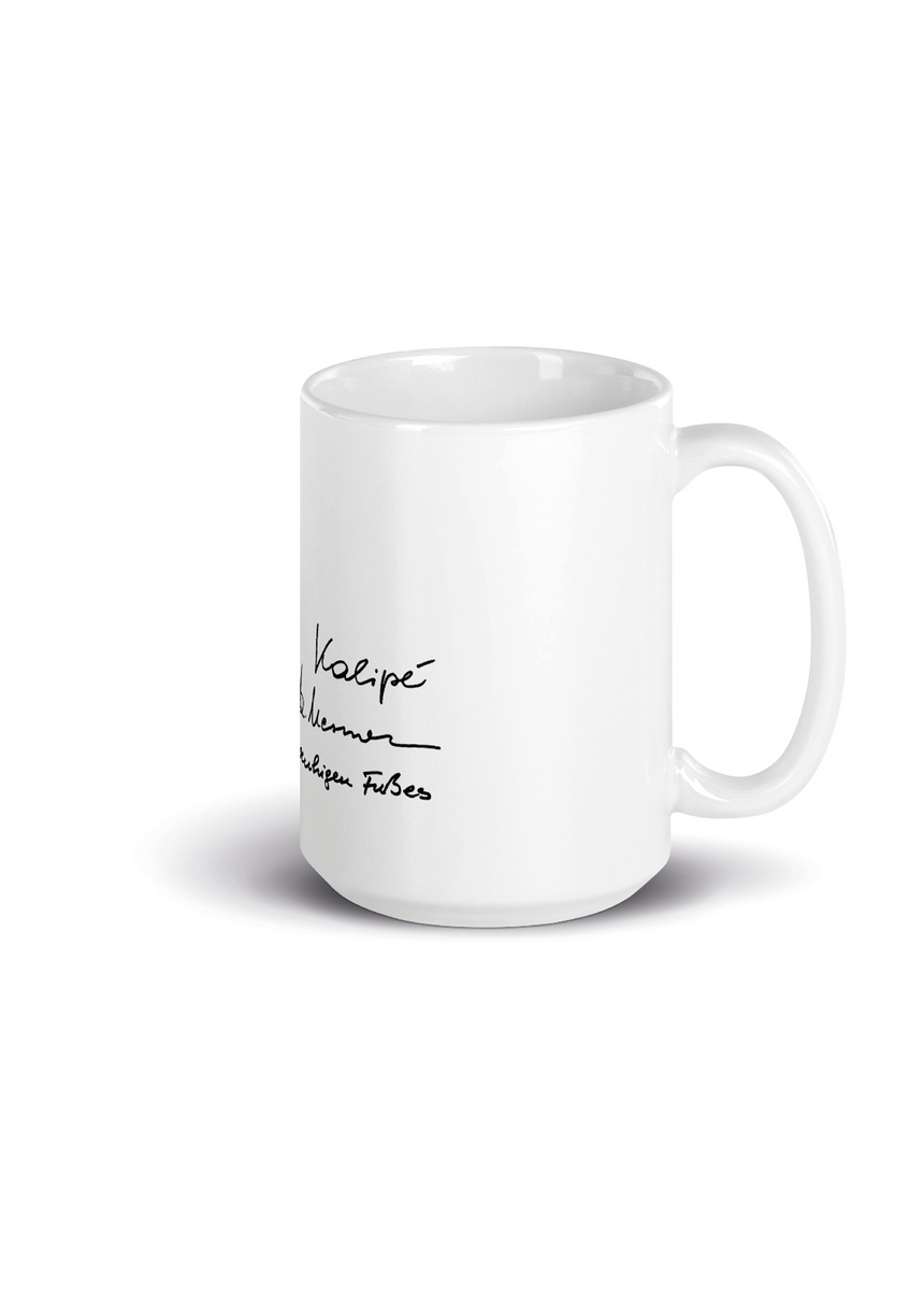 Basic Tasse - Kalipé - Signatur - Immer ruhigen Fußes