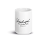 Basic Tasse - Kalipé - Immer ruhigen Fußes - Signatur