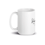 Basic Tasse - Kalipé - Immer ruhigen Fußes - Signatur