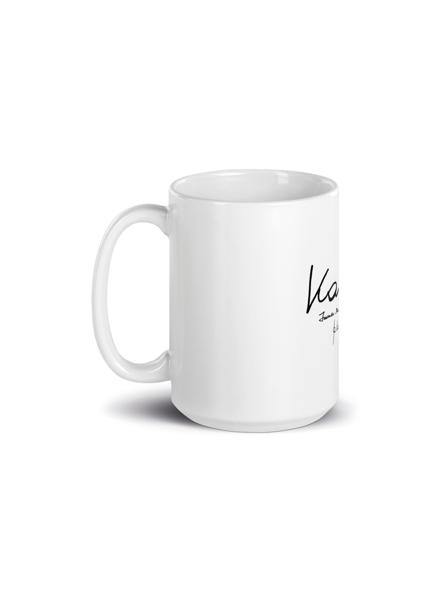Basic Tasse - Kalipé - Immer ruhigen Fußes - Signatur