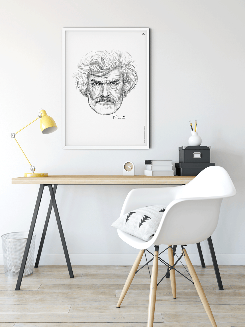 Illustration - Gebetsfahnen - Berge