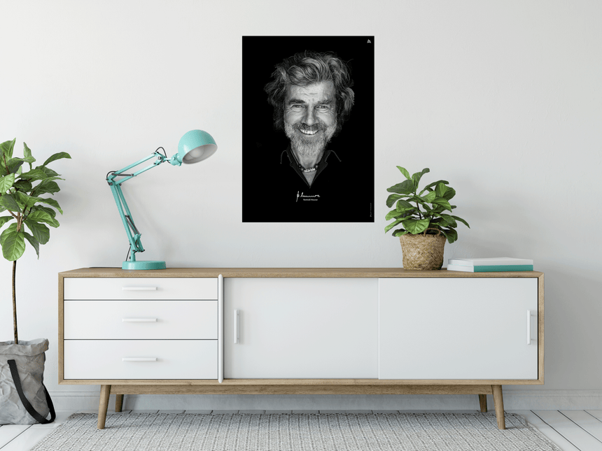 Poster - Reinhold Messner - 1980 Mount Everest Gipfel