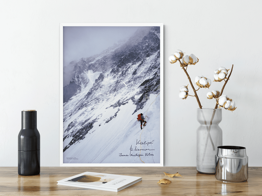 Poster - Reinhold Messner - 1978 Lhotse Flanke - „Kalipé“