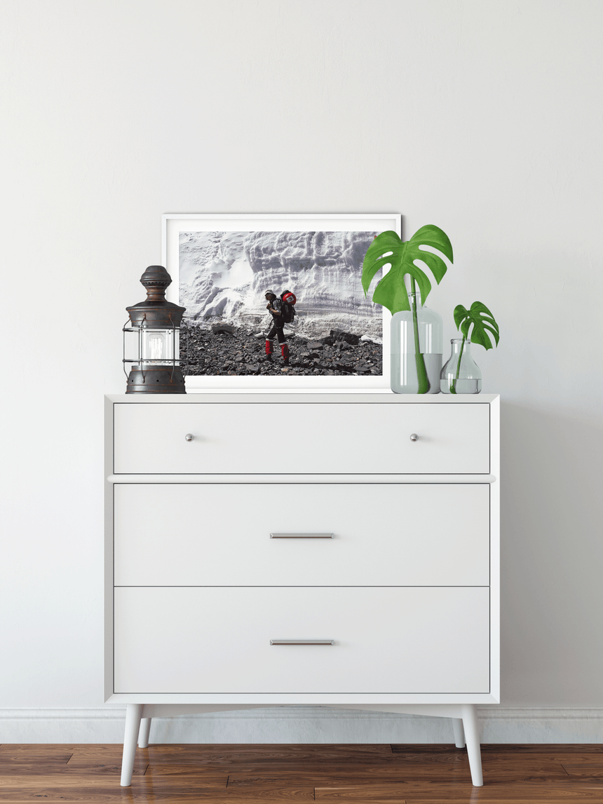 Poster - Reinhold Messner - 1980 Mount Everest East Rombuk Glacier
