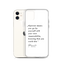 iPhone Case - Alpinism means - white