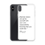 iPhone Case - Alpinism means - white