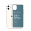 iPhone Case - Alpinism means - petrol