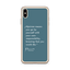 iPhone Case - Alpinism means - petrol