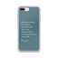 iPhone Case - Alpinism means - petrol