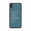iPhone Case - Alpinism means - petrol