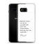 Samsung Case - Alpinism means - white