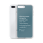 iPhone Case - Alpinism means - petrol