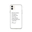 Coque iPhone - Alpinisme signifie - blanc