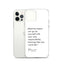 Coque iPhone - Alpinisme signifie - blanc