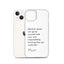 Coque iPhone - Alpinisme signifie - blanc