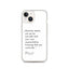 Coque iPhone - Alpinisme signifie - blanc