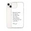 Coque iPhone - Alpinisme signifie - blanc