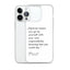 iPhone Case - Alpinism means - white