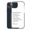 Coque iPhone - Alpinisme signifie - blanc