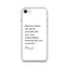 Coque iPhone - Alpinisme signifie - blanc