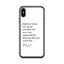 Coque iPhone - Alpinisme signifie - blanc