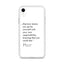 Coque iPhone - Alpinisme signifie - blanc