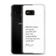 Samsung Case - Alpinism means - white