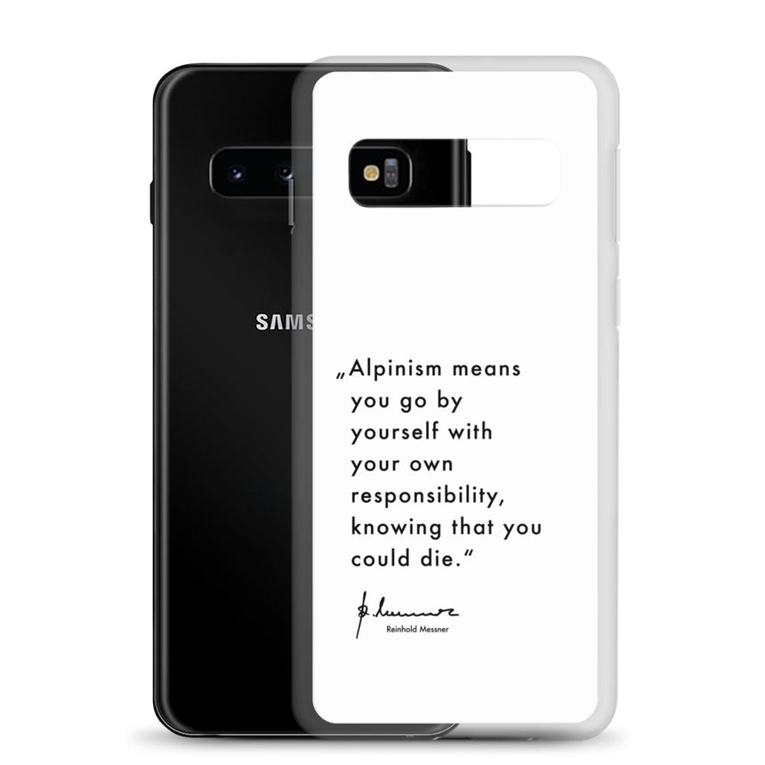 Samsung Case - Alpinism means - white