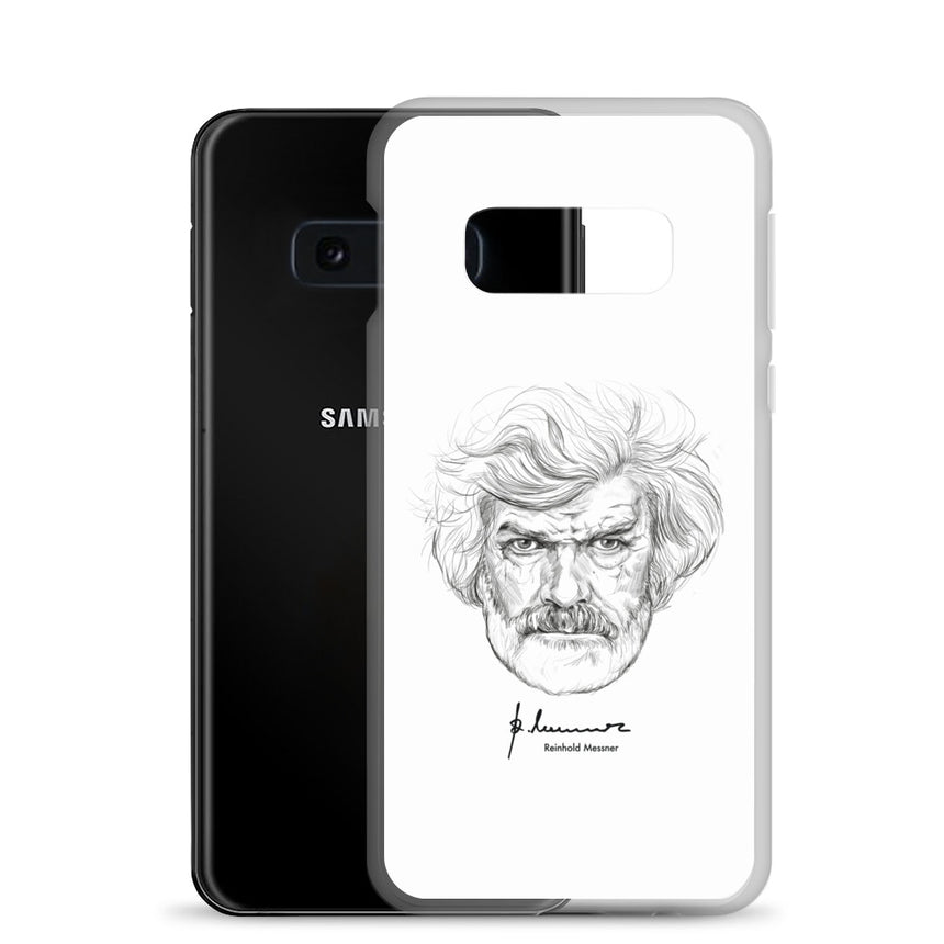 Samsung Case - Reinhold Messner - Illustrazione Porträt