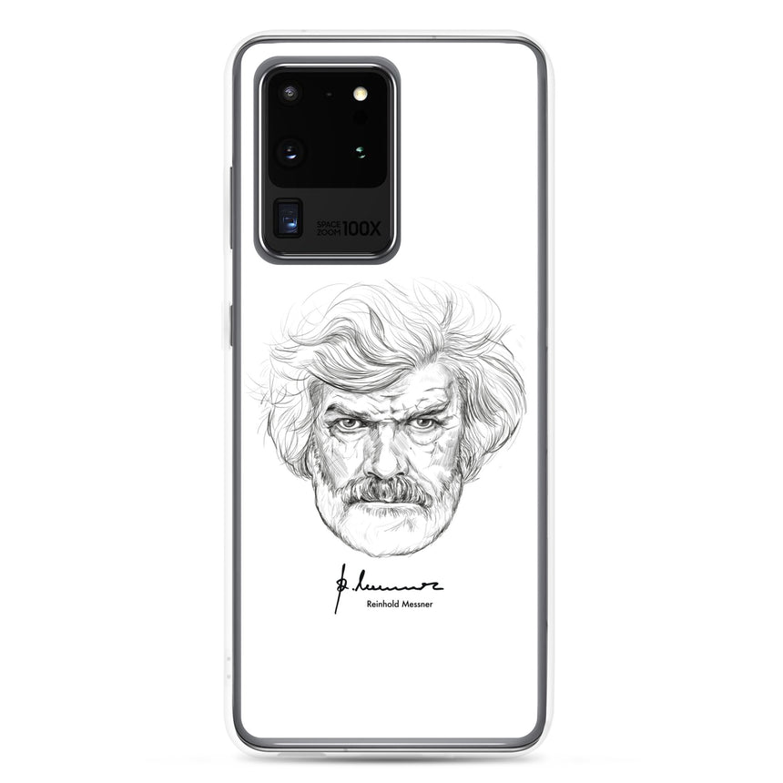 Samsung Case - Reinhold Messner - Illustrazione Porträt