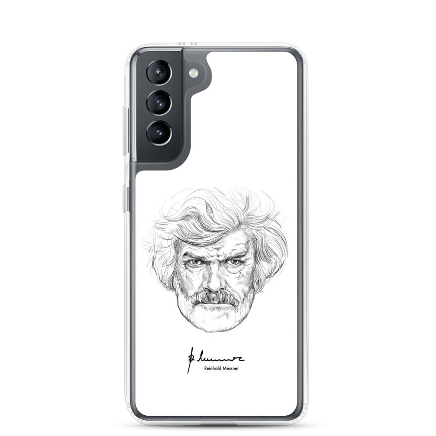 Samsung Case - Reinhold Messner - Illustrazione Porträt