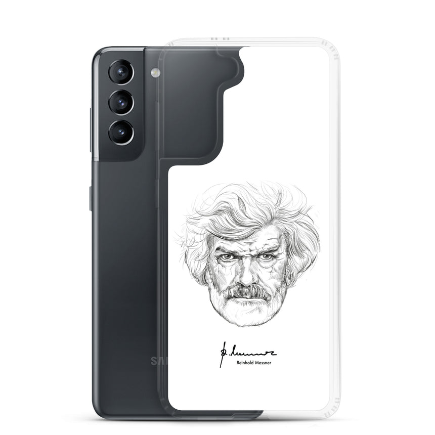 Coque Samsung - Reinhold Messner - Illustration Porträt